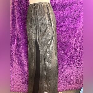 Elsa EsturgieChic High-Low Skirt in Black and Gray